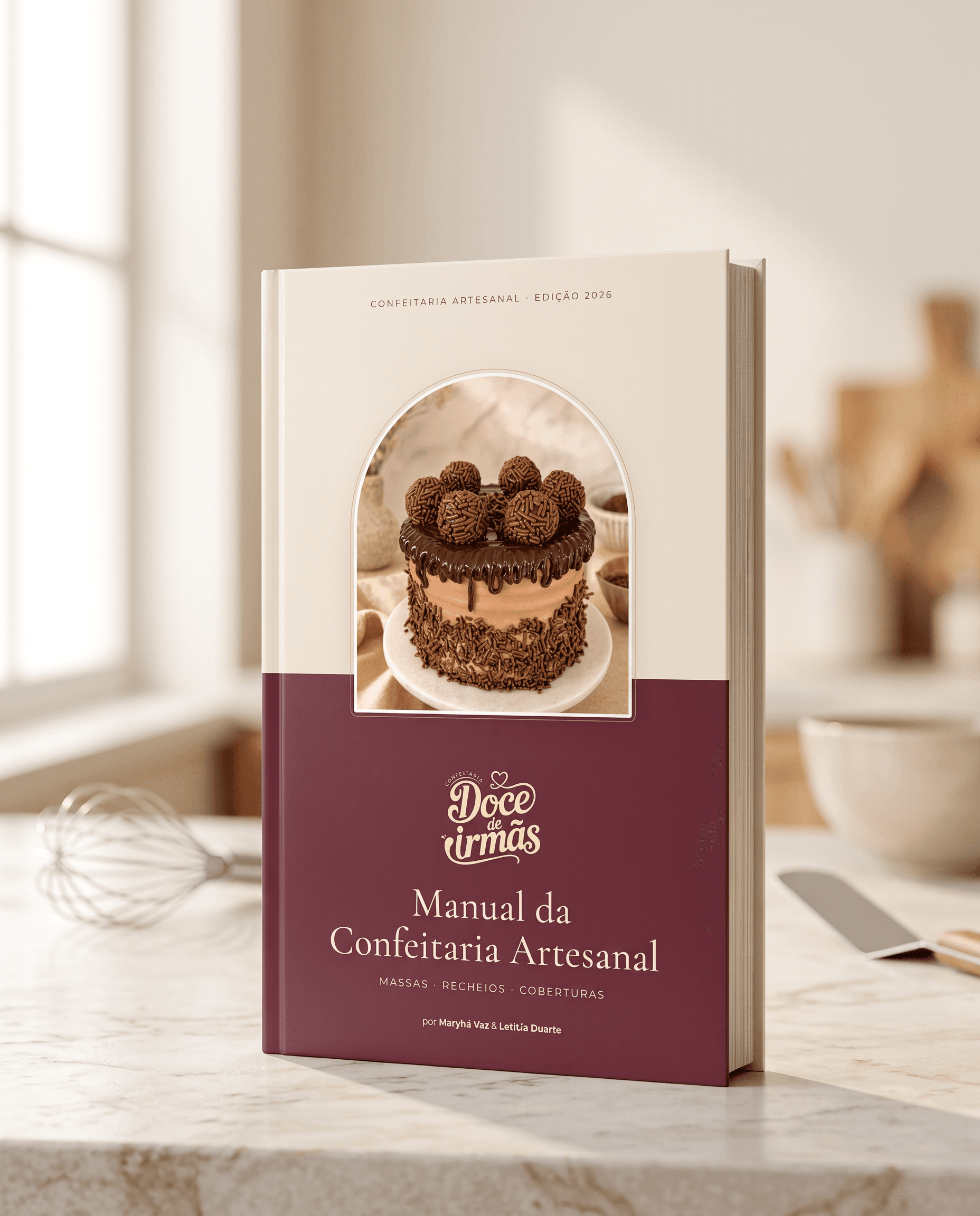 Manual da Confeitaria Artesanal - mockup do e-book